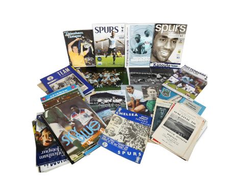 A quantity of Tottenham Hotspur Football Club ephemera, including a large quantity of football programmes, official handbooks