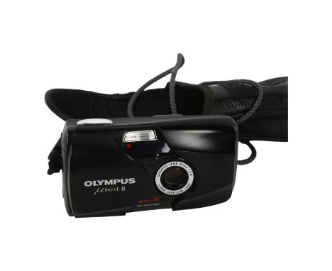 An Olympus mju-II camera, serial no. 5081370 
