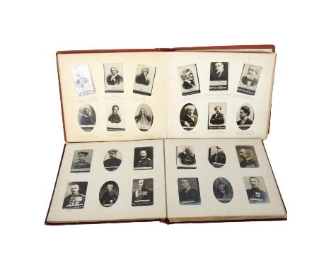 2 Ogden's Guinea Gold albums, 1 a Christmas present dated 1900, subjects including the Royal Family, important historical fig
