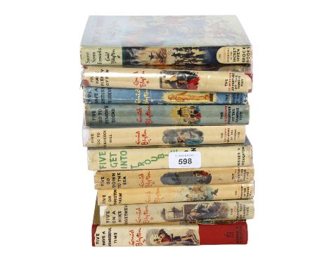 A set of Enid Blyton First Edition Famous Five books 