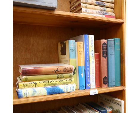 Laurens Van Der Post hardback books, including a signed copy of "Yet Being Someone Other", and other books 