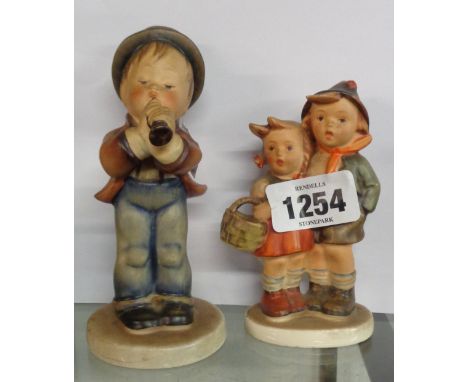 Two Hummel figures - one a/f