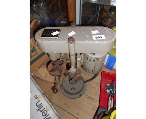 A vintage Precitools pillar drill