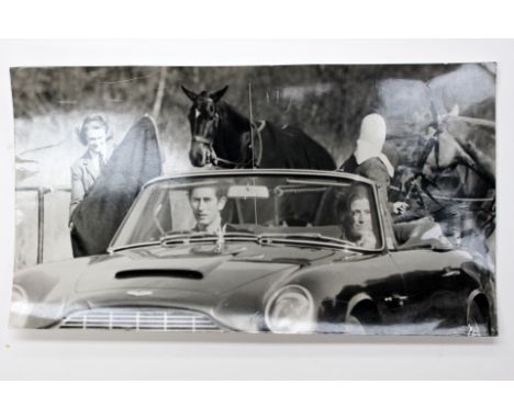 Original photographs relating to Aston Martin, including Lagonda, Prince Charles's DB Volante in Aston workshops,  a set of f