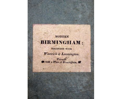 Birmingham & Warwickshire History Interest: 'A Description of Modern Birmingham, Whereunto are Annexed, Observations Made dur