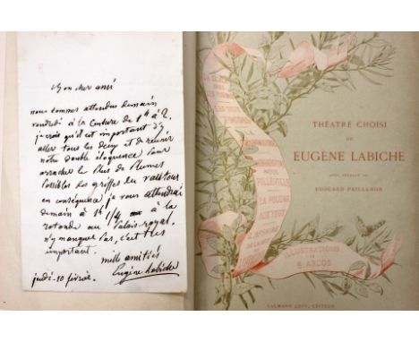 Eugene Marin Labiche (1815-1888), comic playwright who wrote many of the most popular and amusing light comedies of the 19th-