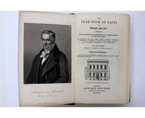 Collection of 16 volumes of 'The Year-Book of Facts in Science and Art: Exhibiting the Most Important Discoveries and Improve