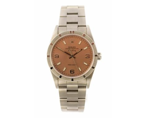 Rolex, a 1990's gent's Rolex Oyster Perpetual Air King 14010 steel wristwatch, 3cm circular illuminous dial, coronet marked c