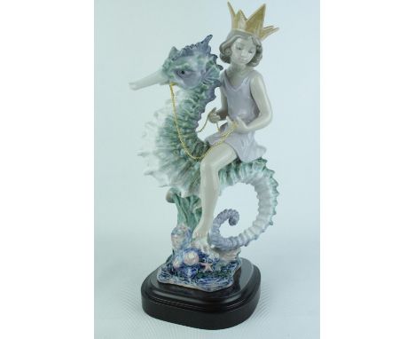 Lladro 'Prince of the Sea', Limited Edition 990 of 2500, Sculptor: Francisco Polope. Model 01001821, Introduced in 1997 and R