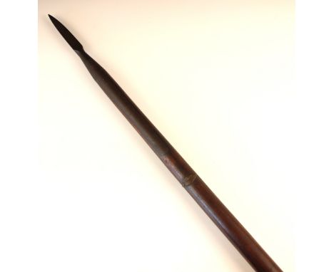 Two replica military pikes, each with applied plate, one engraved '15', the other '135', each 230cm long, and a French 1874 p