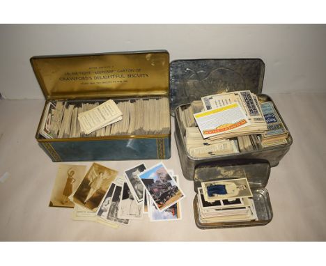 Cigarette cards to include football: boxing; football; Modern Beauties; Wills and John Players of locomotive and automobile i