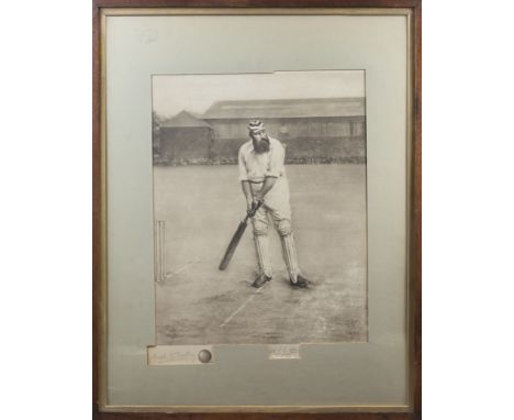 GRACE W. G.: (1848-1915) English Cricketer. A large vintage signed 16 x 21 photogravure by artist Archibald Stuart-Wortley, t