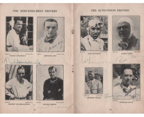 MOTOR RACING: A rare vintage printed 8vo official programme for the Fourth International Donington Grand Prix Car Race at Don