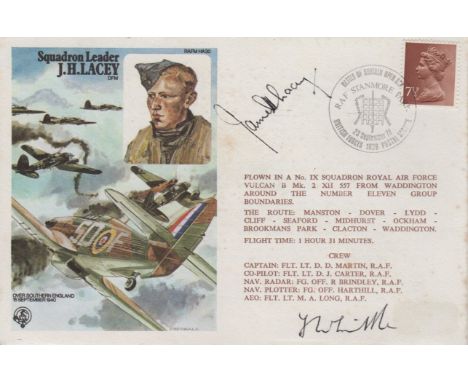 WHITTLE FRANK: (1907-1996) English Royal Air Force Officer, inventor of the jet engine. Signed commemorative cover depicting 