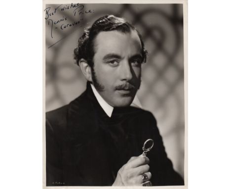 PRICE DENNIS: (1915-1973) English Actor, remembered for his role as Louis Mazzini in Kind Hearts and Coronets (1949). Small s