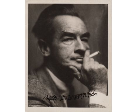 FLAGG JAMES MONTGOMERY: (1877-1960) American Artist and Illustrator, remembered for his propaganda posters, including the fam