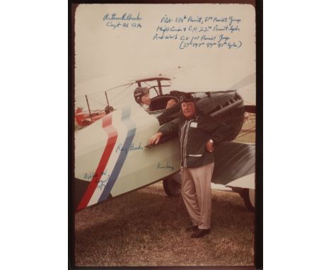 BROOKS RAY: (1895-1991) American Fighter Ace of World War I, ranking joint fourteenth highest in the country with 6 air comba