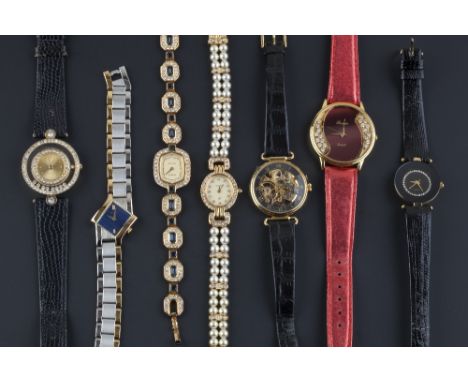 A collection of assorted wristwatches, of various designs and makers, to include Citizen, Rotary and DKNY, most examples case