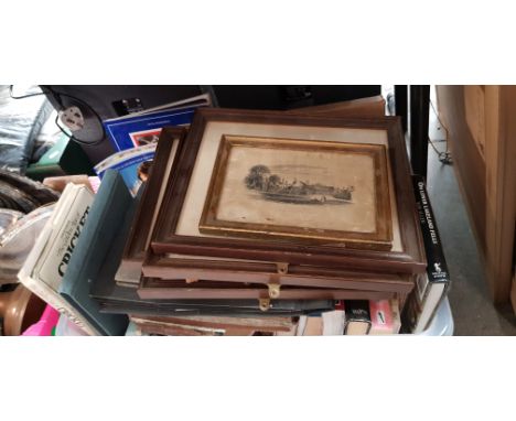 A box of assorted books (fishing, lakes etc.), programmes, vintage photograph albums, Victorian photo album, sketch notebook 