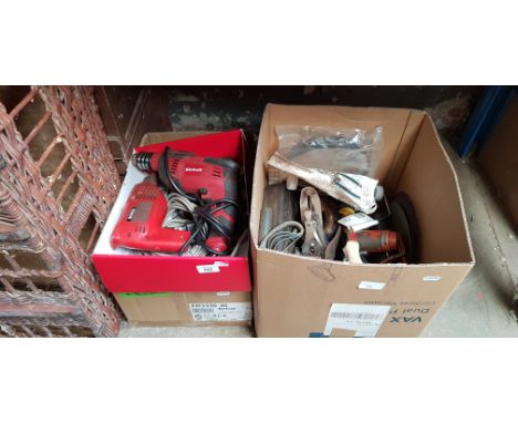Three boxes of assorted tools to include Stanley &amp; Record planes etc. 