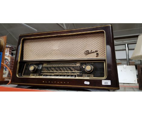 A vintage Blaupunkt valve radio.