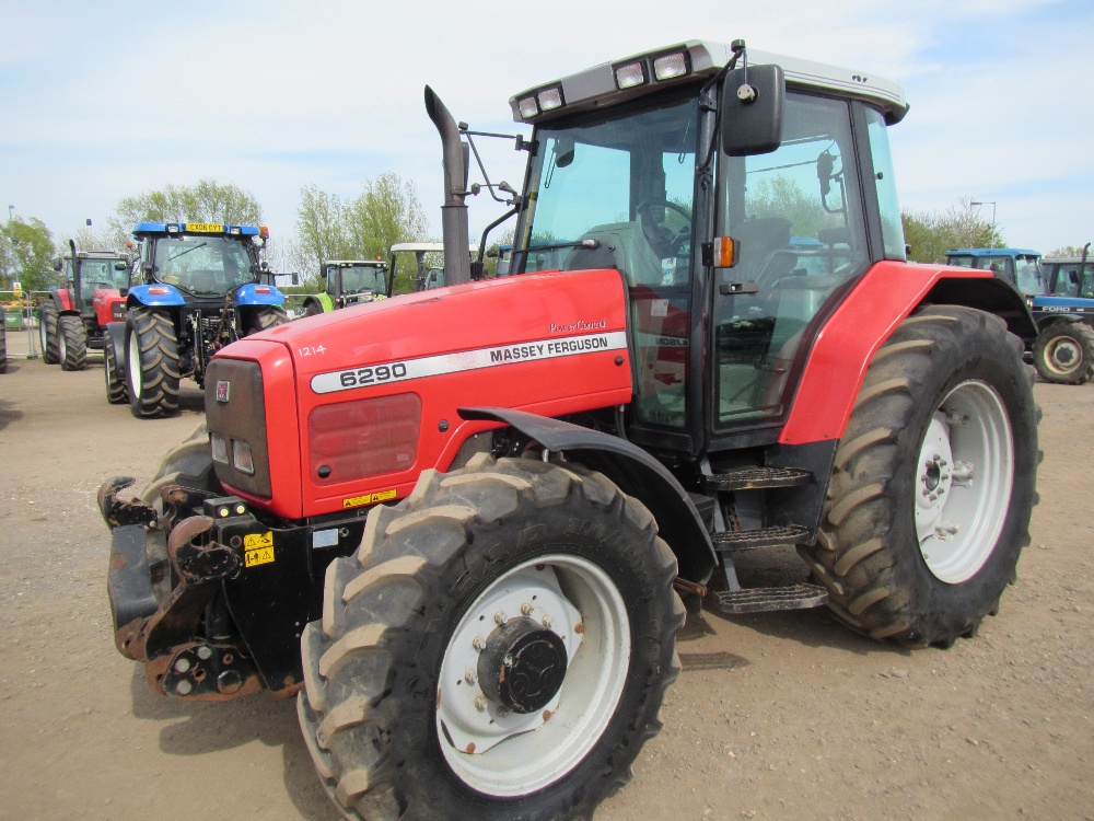 Massey Ferguson 6290 4wd Tractor Reg No GK02 XZG Ser No L059019