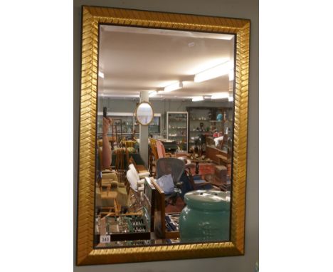 Bevelled glass mirror