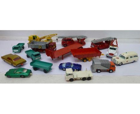 Assorted Matchbox and Lesney model vehicles