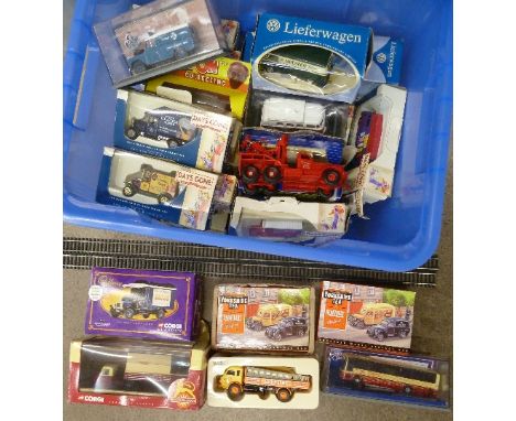 Eighteen Days Gone, seven Corgi, eight other boxed model vehicles and one Corgi pick up truck