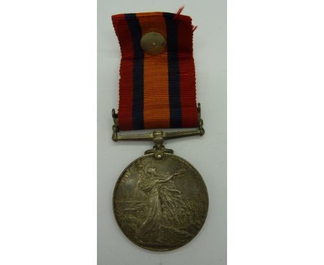 A Queen's South Africa medal with Cape Colony clasp to 353 Gnr. R. Woelfert, Cape G.A.