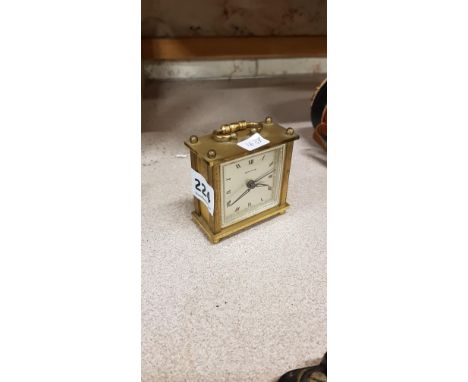 ANTIQUE MINIATURE CARRIAGE CLOCK