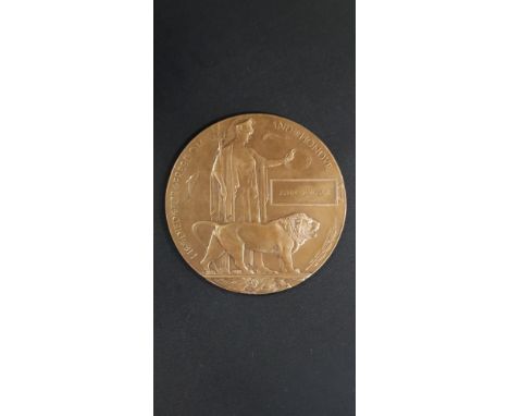 DEATH PLAQUE - JOHN SPROULE - SGT 9108 2ND BN ROYAL IRISH FUSILIERS DIED 14TH FEBRUARY 1915 AGED 25  - YPRES (MENIN GATE) MEM