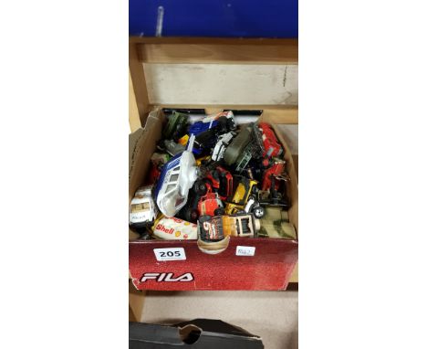BOX OF MODEL CARS