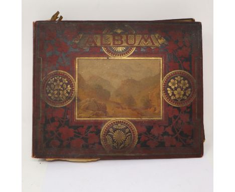 Victorian and later flower pressings including continental and US national parks with a viewing ticket for Queen Victoria's D
