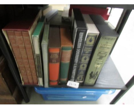 10 Folio books, some sealed on England and travel.