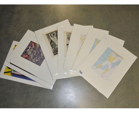 A collection of 10 prints including 3 Elisabeth Frink prints circa 1975, 2 Henri Matisse prints circa 1935, 3 Henry Moore she
