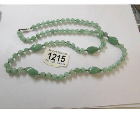 An old jade necklace.