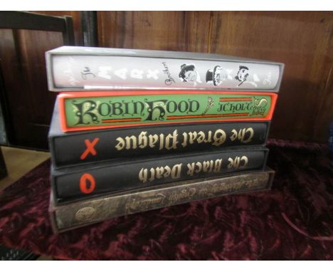 A quantity of Folio books including Robin Hood, The Marx Brothers etc.,