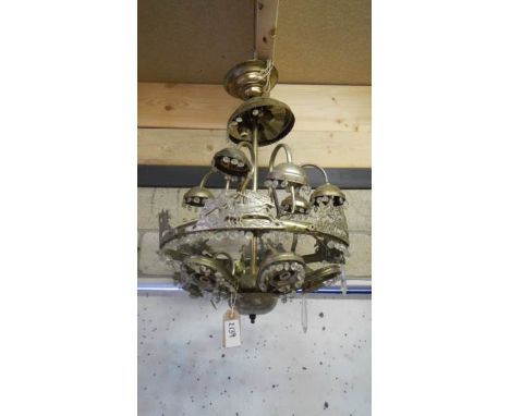 An old chandelier for restoration.