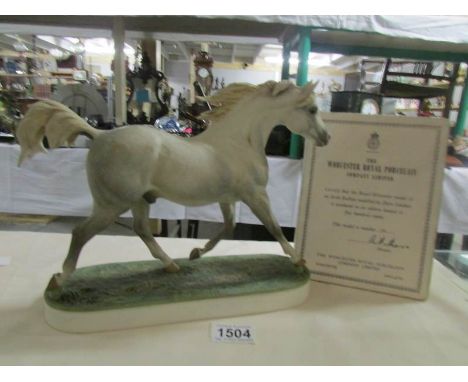 A Royal Worcester limited edition Arab Stallion, 141/500.