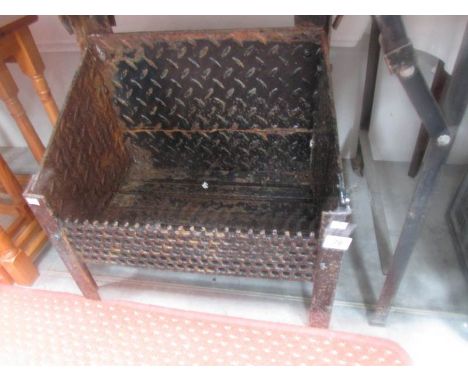 A fire grate.