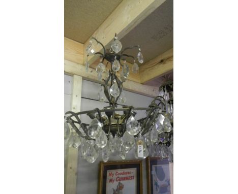An old chandelier for restoration.