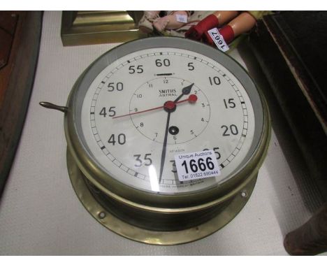 A Smith's Astral brass ships clock.