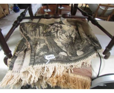 3 tapestry wall hangings.