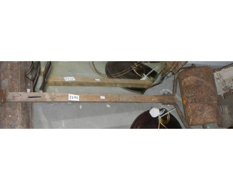 An old garden roller.