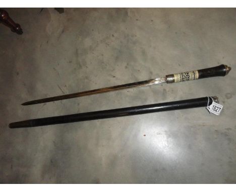 An old sword stick.
