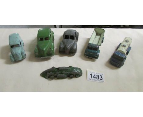 A quantity of die cast Budgie Charbens Timpo die cast vehicles.