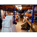 15 x Bays of boltless racking to ground floor to include 20 x uprights (2.5m) snd 64 x cross