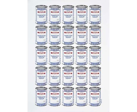 Banksy (b.1974) "Soup Cans" (2006) Offset lithograph in colours, 84cm by 60cm (unframed) Provenance: Pictures on Walls, Londo