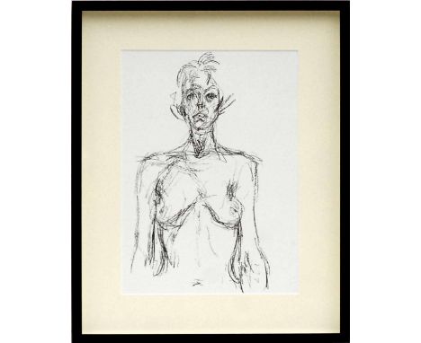 ALBERTO GIACOMETTI 'Annette', lithograph, 1961, printed by Maeght, 37cm x 25cm. 